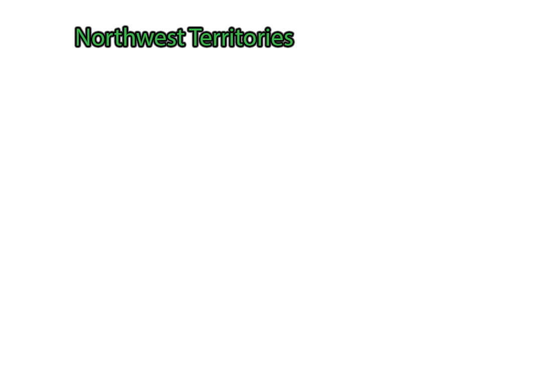 Northwest-Territories label with glow