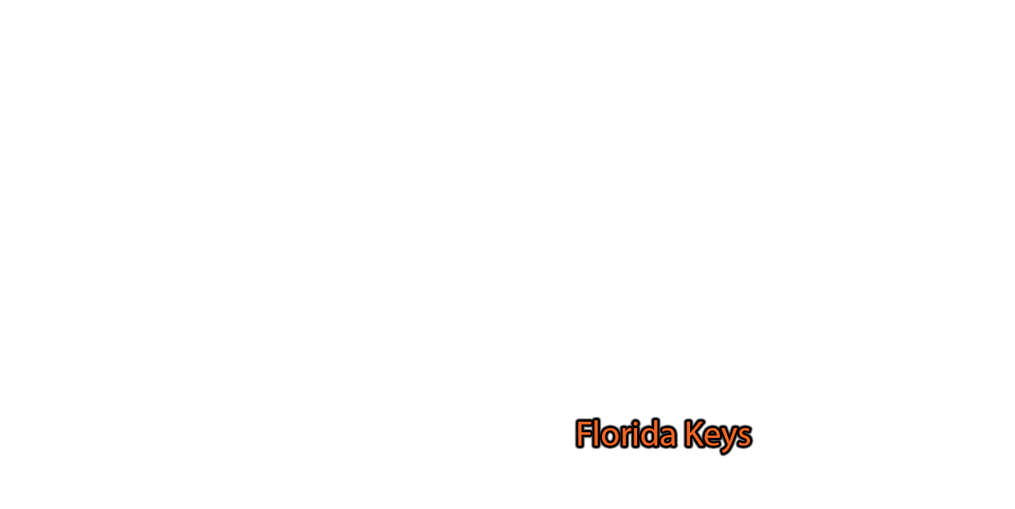 Florida-Keys label with glow