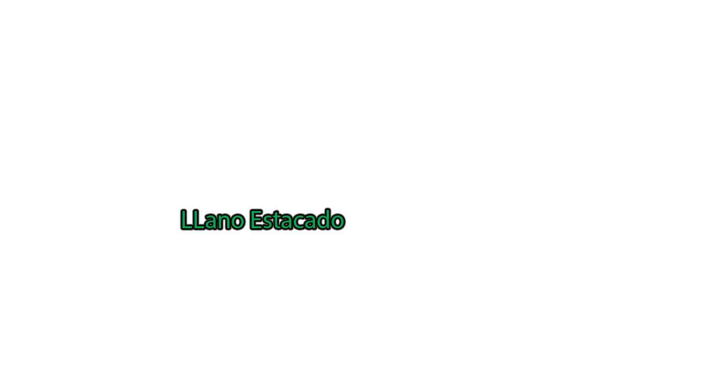 Llano-Estacado label with glow