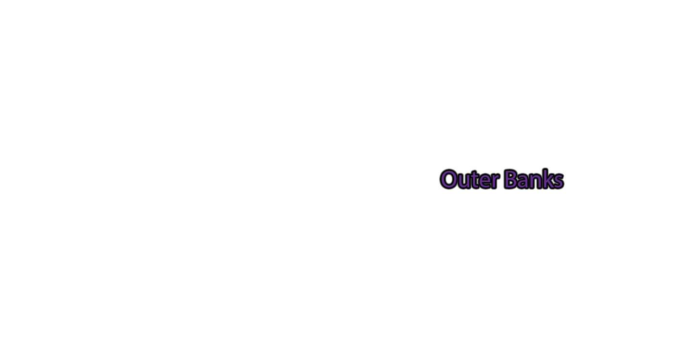 Outer-Banks label with glow