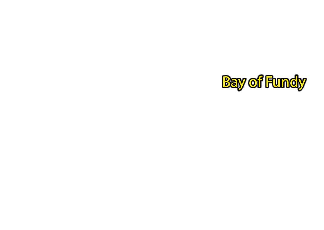 Bay-of-Fundy label with glow