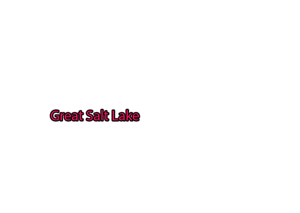 Great-Salt-Lake label with glow