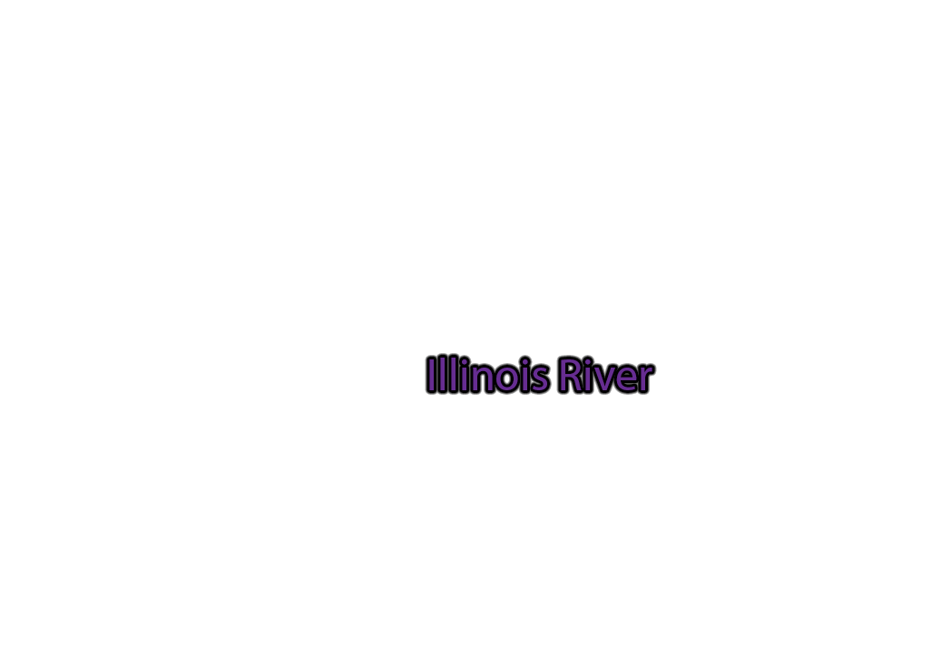 Illinois-River label with glow