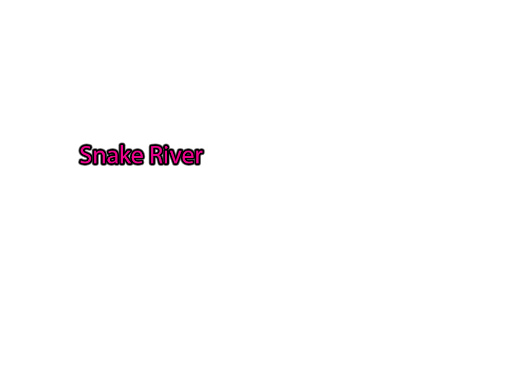 Snake-River label with glow
