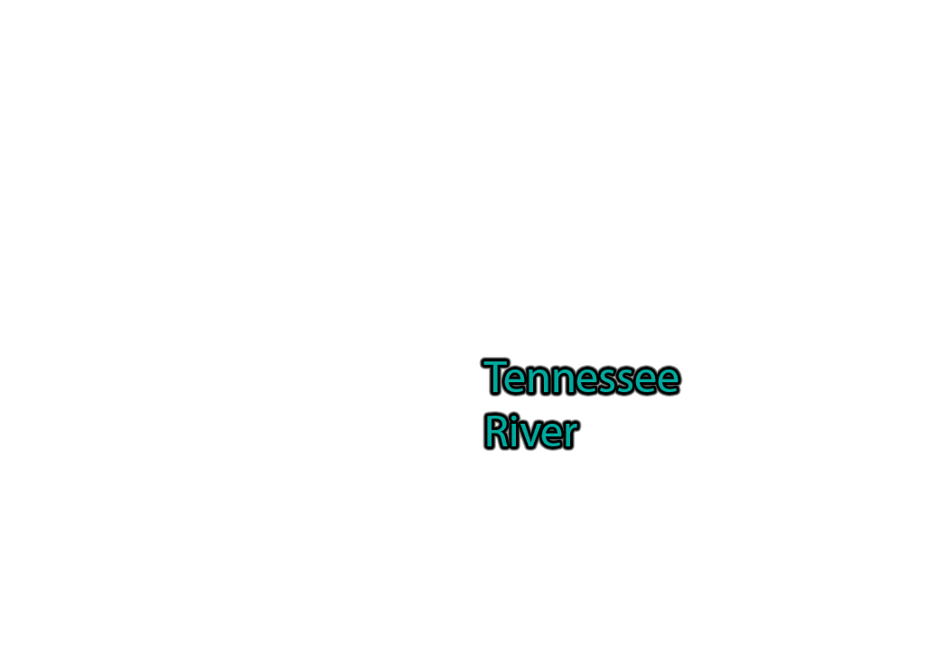 Tennessee-River label with glow