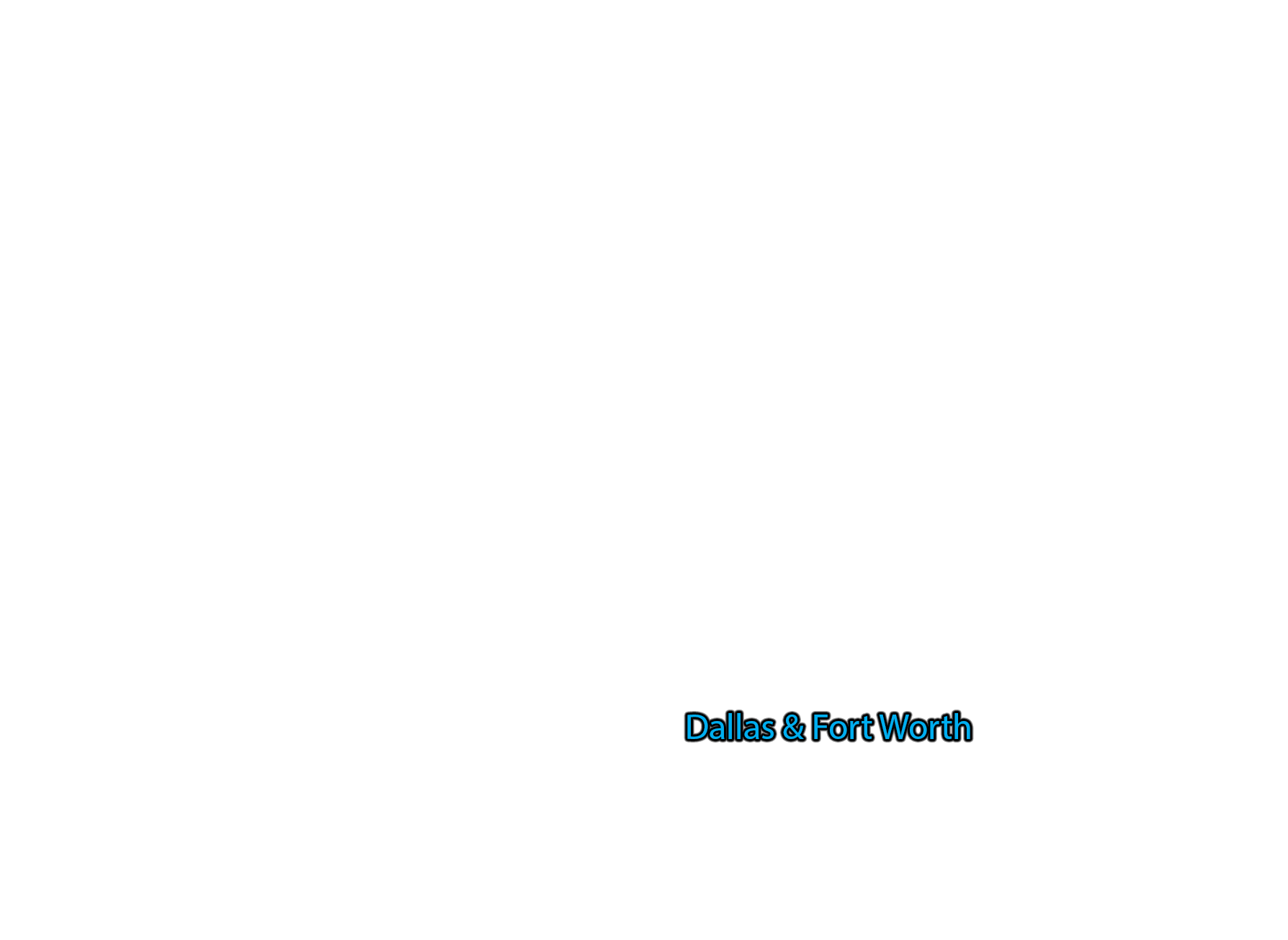 Dallas-&-Fort-Worth label with glow