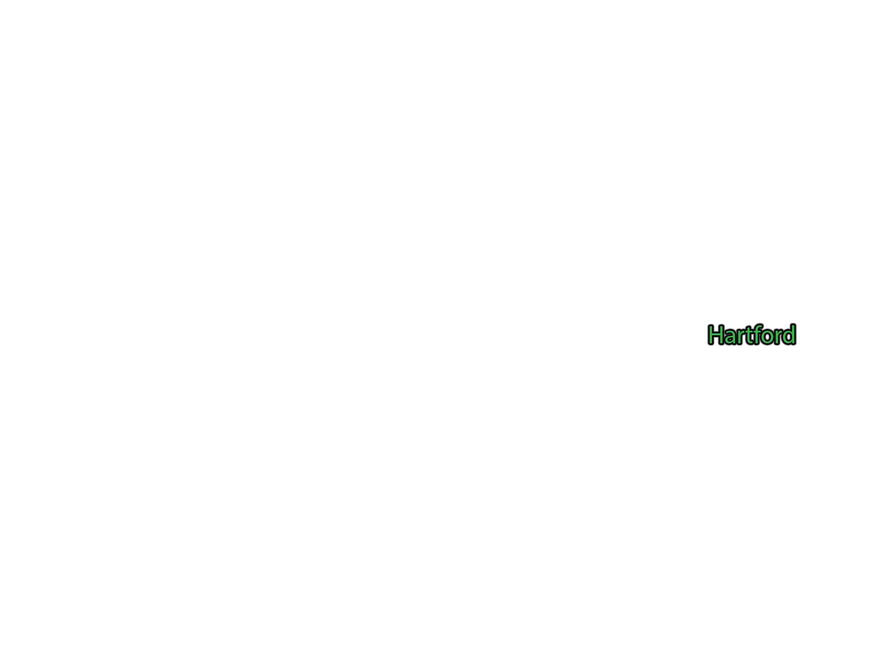 Hartford label with glow