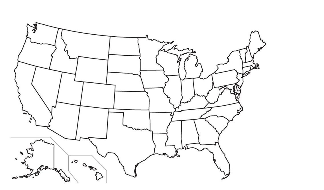 States Map background
